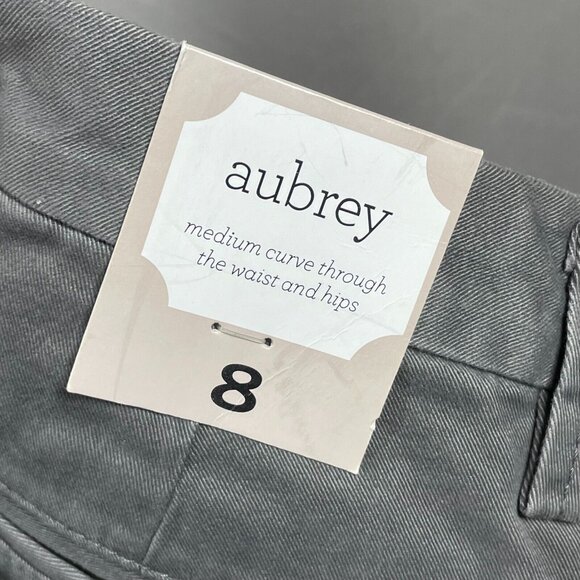 NEW Gap Pants Womens 8 gray chino aubrey classic preppy vintage - Picture 6 of 12